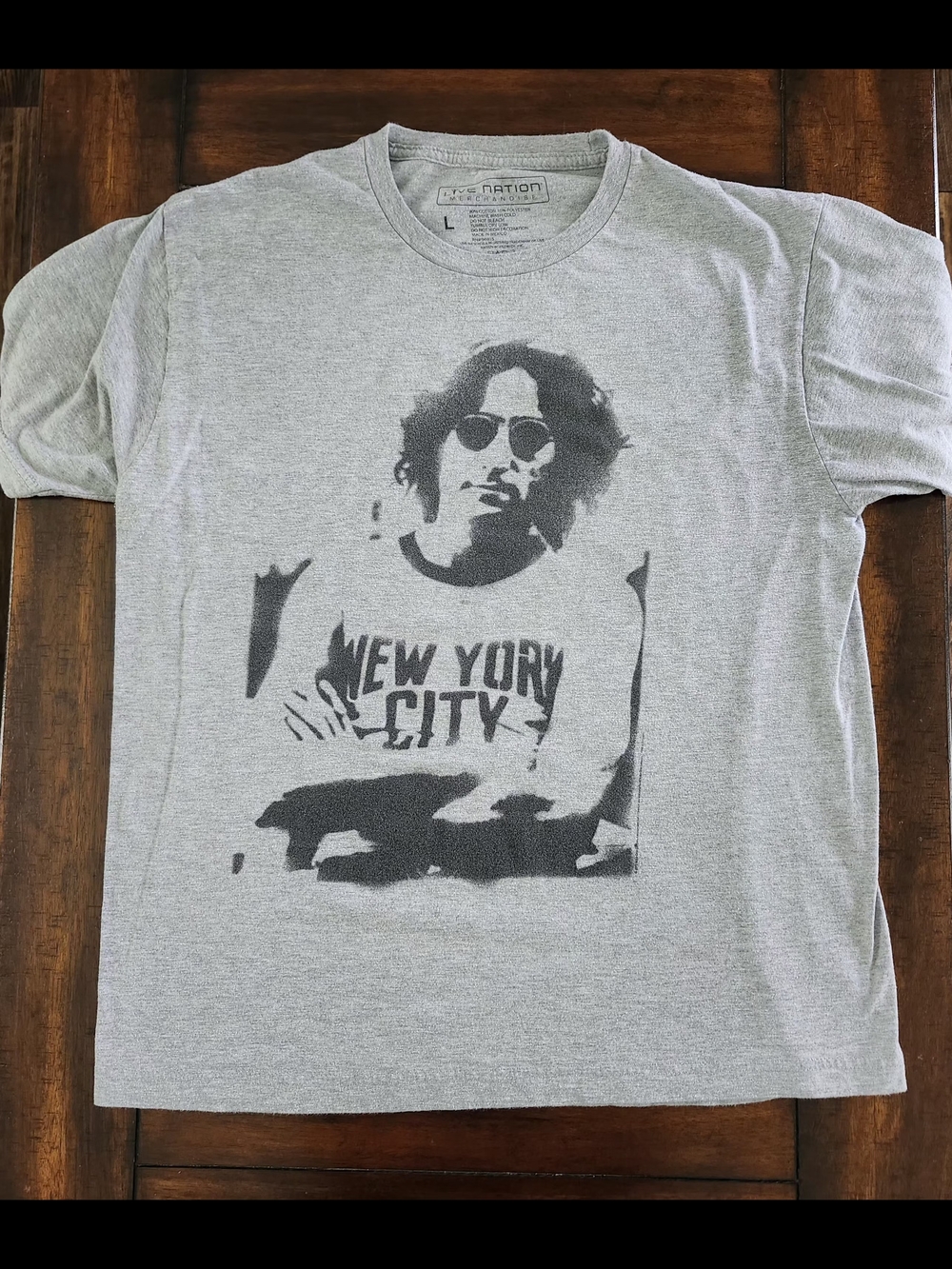 Live Nation Light Gray Graphic 'New York City' Tee - Men's